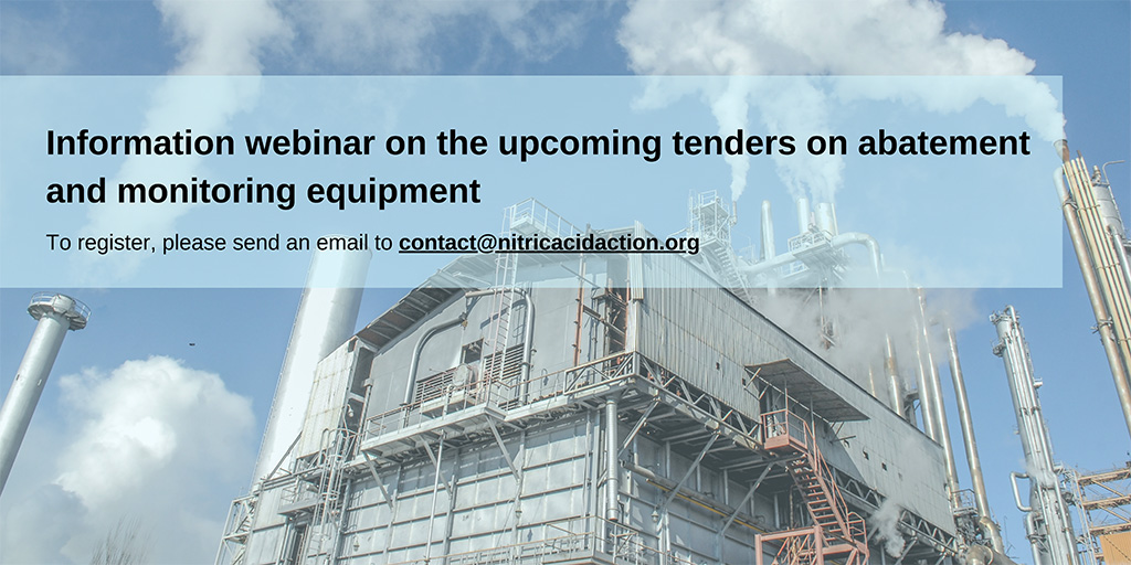 Information webinar on the upcoming tenders on abatement and monitoring equipment