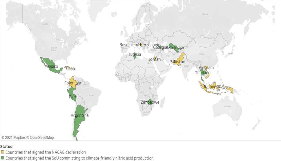 Infographics: NACAG-map